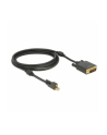 Delock mini-DisplayPort DVI(24+1) Czarny 2m (83726) - nr 3