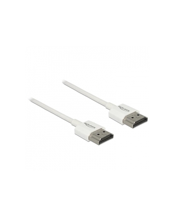 Delock Kabel HDMI - HDMI 3m Biały (85138)