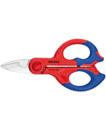Knipex Nożyczki uniwersalne dla elektryków, z drobnym uzębieniem 95 05 155 SB