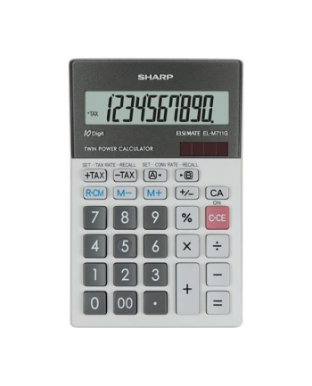 Sharp, ELM711GGY, szara, biurkowy, 10 miejsc