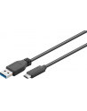 Goobay Kabel USB 3.0,USB 3.1 USB A wtyk, USB C wtyk 0,5m czarny (67999) - nr 13