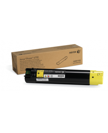 Xerox Yellow Standard Toner Cartridge Phaser 6700 (106R01505)