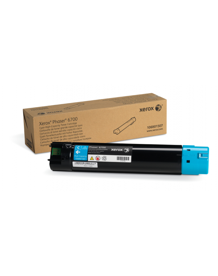 Xerox Cyan High Capacity Toner Cartridge Phaser 6700 (106R01507) główny