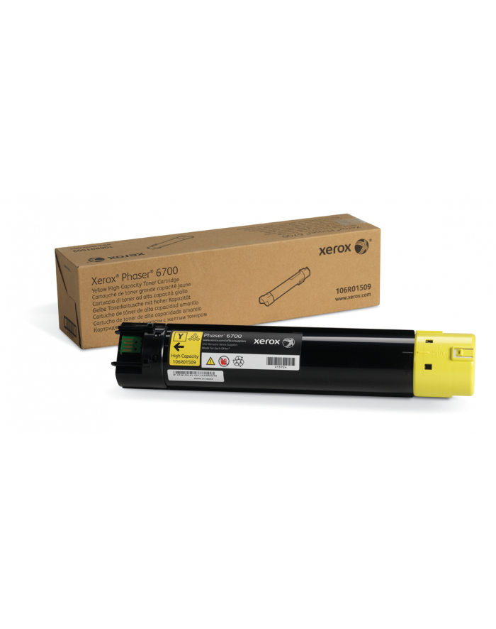 Xerox Yellow High Capacity Toner Cartridge Phaser 6700 (106R01509) główny