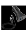 SBS 2.1A 2xUSB UFC kabel USB-C 1M - nr 2