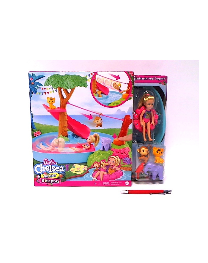 Barbie Dreamhouse Adventures Chelsea Wakacyjna przygoda w basenie GTM85 MATTEL główny