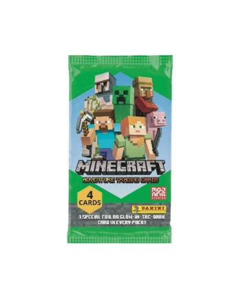Minecraft Saszetka z 4 kartami 01465 PANINI