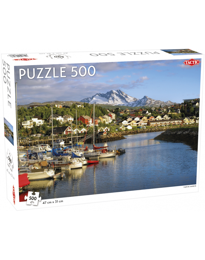 PROMO Puzzle 500el Around the World, Northern Stars: Narvik Harbor TACTIC główny