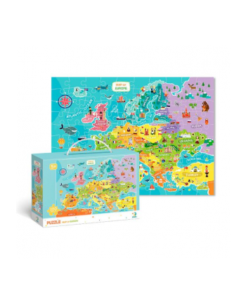 Puzzle 100el Mapa Europy 300124 DODO