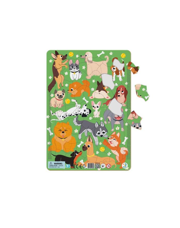 Puzzle ramkowe 53el Psy 300219 DODO główny