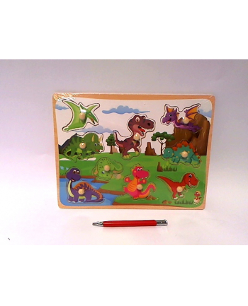 bigtoys Puzzle drewno Dinozaury BPUZ6474