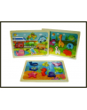 Puzzle kształty 23x30 3 wzory XQ1521-23 HIPO cena za 1 szt - nr 1