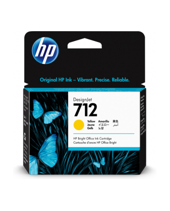 hp inc. Tusz 712 29ml  3ED69A żółty