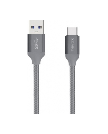Kabel USB Nevox USB A - USB C 2m szary (1480)