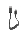 SBS Kabel Usb Type C 0,5M Spiralny Czarny - nr 1