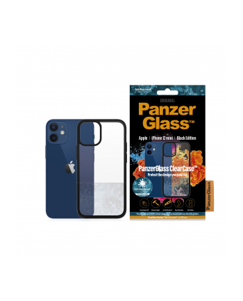 PanzerGlass etui ClearCase Antibacterial do Apple iPhone 5,4″ Black Edition (0251)