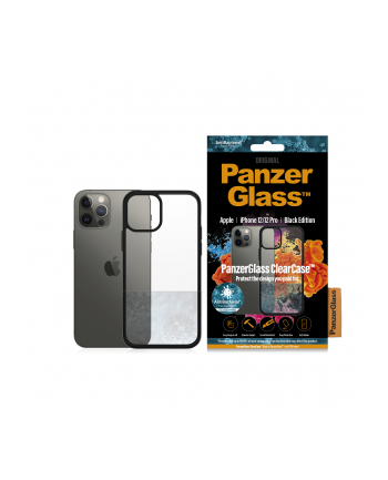 PanzerGlass etui ClearCase Antibacterial do Apple iPhone 6,1″ Black Edition (0252)