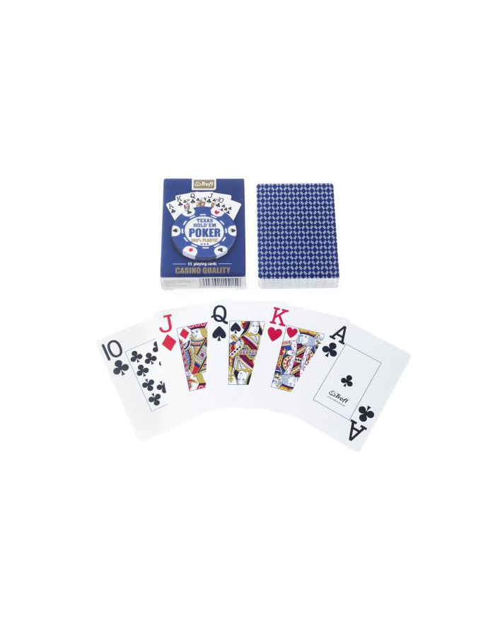 trefl kraków Karty do gry Plastik Poker (nowa edycja) 44159 TREFL główny