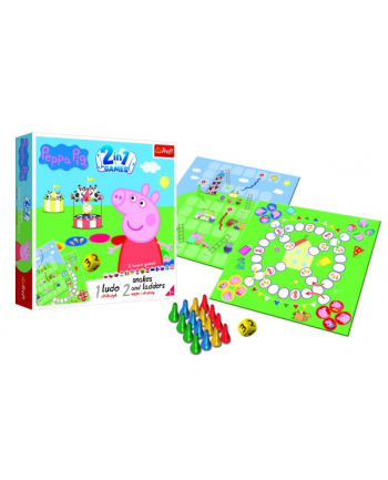Chińczy / Wieża i drabiny gra 2w1 Peppa 02067 TREFL nr 2