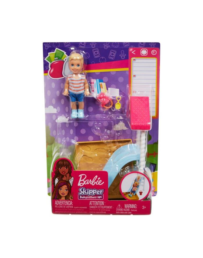 Barbie Skipper Piaskownica ze zjeżdżalnią FXG96 FXG94 MATTEL główny
