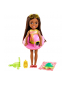 Barbie Dreamhouse Adventures Chelsea Wakacyjna lalka + akcesoria Brązowe włosy GRT82 GRT80 MATTEL - nr 1
