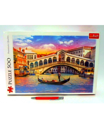 Puzzle 500el Most Rialto, Wenecja 37398 Trefl