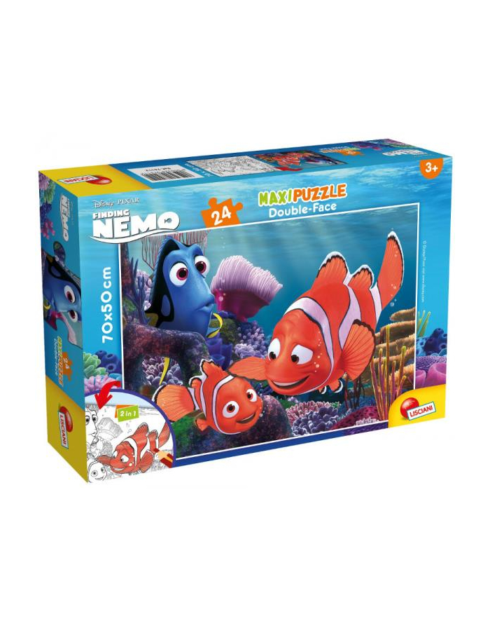 lisciani giochi Puzzle dwustronne 24el Maxi Gdzie jest Nemo 74112 główny