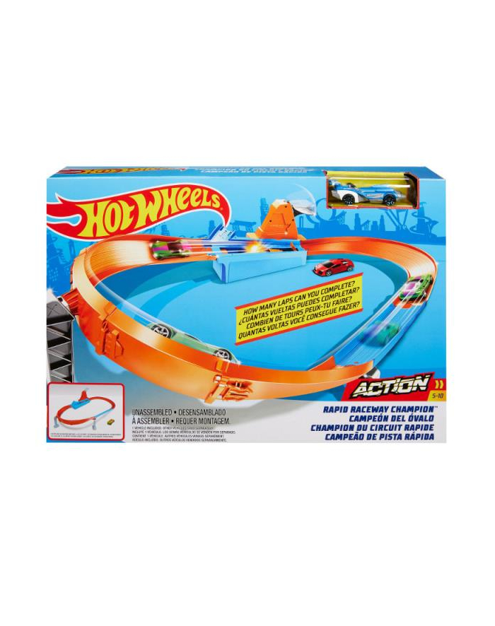 Hot Wheels Rywalizacja Mistrzów Rapid Raceway Champion GJM75 GBF81 MATTEL główny