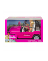 mattel PROMO Barbie Plażowy Jeep Cruiser z lalkami Barbie i Ken CJD12 - nr 1