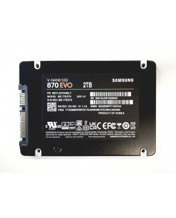 samsung Dysk SSD 870EVO MZ-77E2T0B/EU 2TB