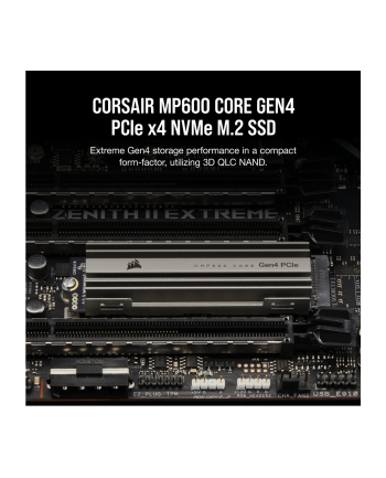 corsair Dysk SSD 1TB MP600 CORE 4700/1950 MB/s M.2 NVMe PCIe Gen. 4 x4