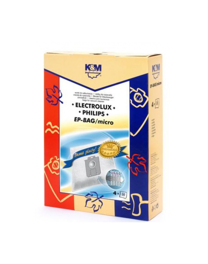 k'm Worek flizelinowy 4 szt.  EP-BAG-micro główny