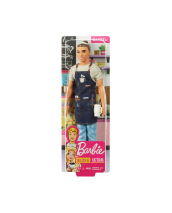 Barbie Lalka Ken Barista FXP03 p6 MATTEL cena za 1 szt
