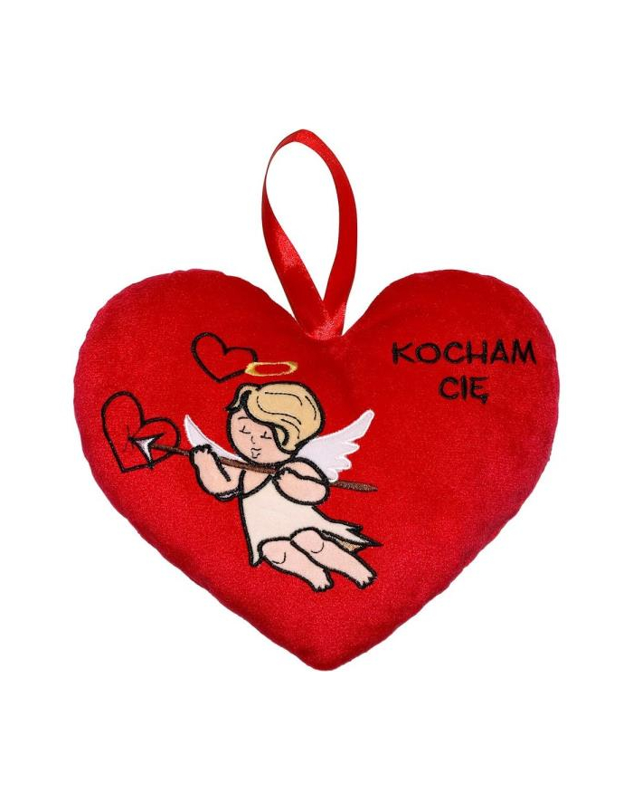 beppe Poduszka serce 20cm z amorkiem 12495 główny