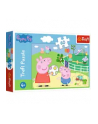 Puzzle 60el Zabawy w gronie przyjaciół Świnka Peppa. Peppa Pig 17356 Trefl - nr 6