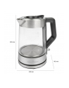 ProfiCook glass kettle PC-WKS 1190 G (inox / black, 1.7 liters) - nr 11