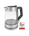 ProfiCook glass kettle PC-WKS 1190 G (inox / black, 1.7 liters) - nr 1