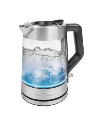 ProfiCook glass kettle PC-WKS 1190 G (inox / black, 1.7 liters)