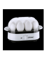 Cloer egg cooker 6081 (white, with stainless steel heating plate for 6 eggs) - nr 2