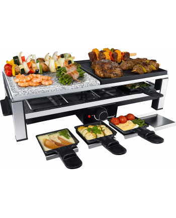 Steba Multi-Raclette RC 108 (stainless steel / black)