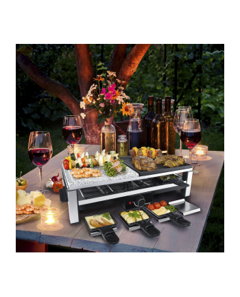 Steba Multi-Raclette RC 108 (stainless steel / black)
