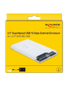 DeLOCK external enclosure for 2.5 ''SATA HDD / SSD with SuperSpeed USB 10 Gbps (USB 3.1 Gen 2), drive enclosure - nr 24