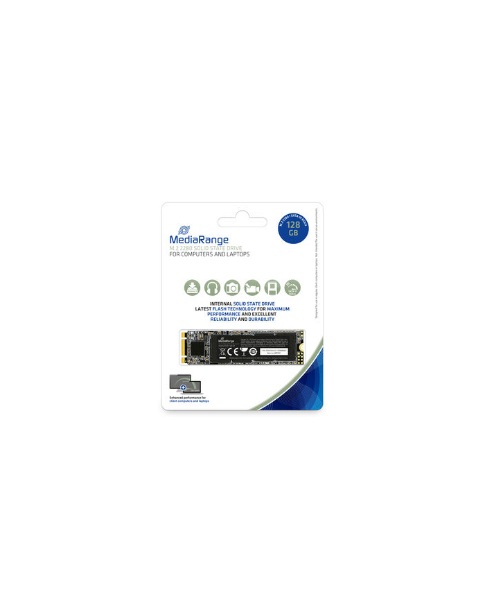 MediaRange MR1021 128 GB, SSD (SATA 6 Gb / s, M.2 2280) główny