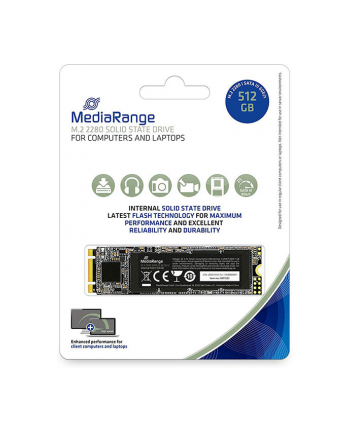 MediaRange MR1023 512 GB, SSD (SATA 6 Gb / s, M.2 2280)