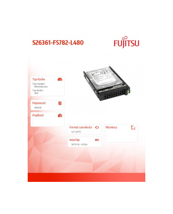fujitsu Dysk SSD SATA 6G 480GB RI S26361-F5782-L480
