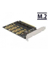 DeLOCK PCIe 16x card> 4x internal NVMe M.2, controller - nr 12