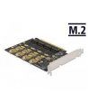 DeLOCK PCIe 16x card> 4x internal NVMe M.2, controller - nr 1