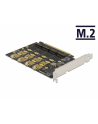 DeLOCK PCIe 16x card> 4x internal NVMe M.2, controller - nr 8