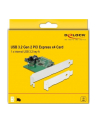 DeLOCK PCIe card> 1x internal USB 3.2 Gen 2 Key A 20 pin, interface card - nr 21