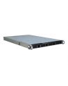 Inter-Tech IPC 1U-1404 Rack Black, Stainless steel, Server casing - nr 1
